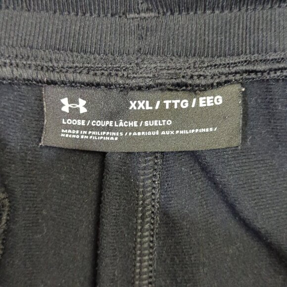 Under Armour Pants Men's XXL Black Sportstyle Joggers Athleisure Drawstrings - Picture 10 of 13